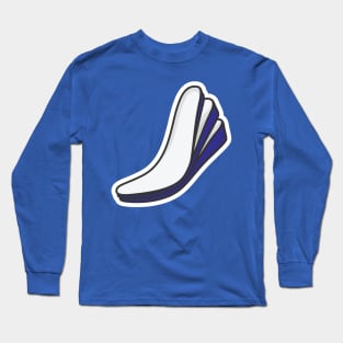 Three-Layered Shoes Arch Support Insoles Sticker vector illustration. Fashion object icon concept. Comfortable shoe arch support insole sticker design icon with shadow. Long Sleeve T-Shirt